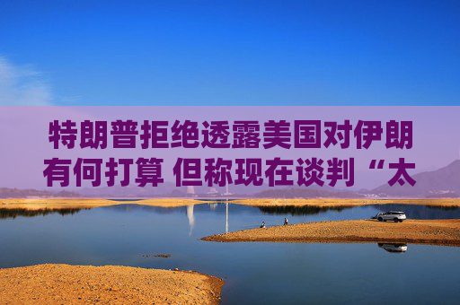 特朗普拒绝透露美国对伊朗有何打算 但称现在谈判“太晚了”