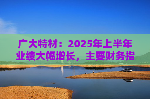 广大特材:2025年上半年业绩大幅增长,主要财务指标均创历史新高 第1张 广大特材:2025年上半年业绩大幅增长,主要财务指标均创历史新高 第1张
