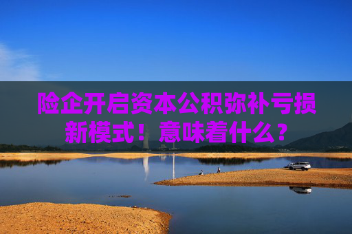 险企开启资本公积弥补亏损新模式！意味着什么？