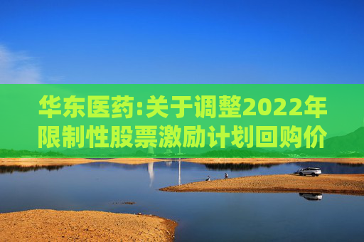华东医药:关于调整2022年限制性股票激励计划回购价格的公告