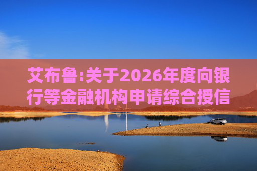 艾布鲁:关于2026年度向银行等金融机构申请综合授信额度及担保暨关联交易的公告  第1张