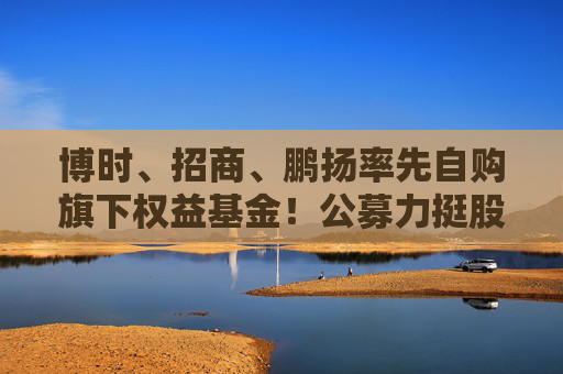 博时、招商、鹏扬率先自购旗下权益基金！公募力挺股市