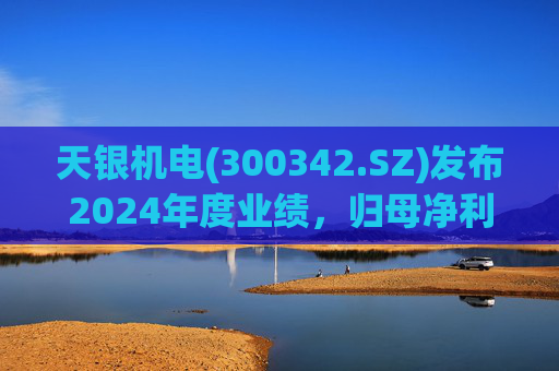 天银机电(300342.SZ)发布2024年度业绩，归母净利润9040.74万元，同比增长175.80%