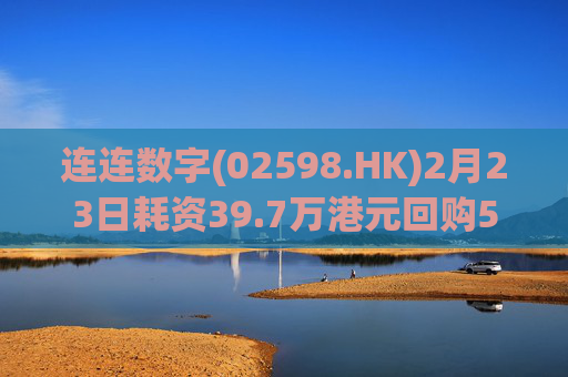 连连数字(02598.HK)2月23日耗资39.7万港元回购5.3万股