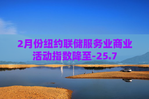 2月份纽约联储服务业商业活动指数降至-25.7