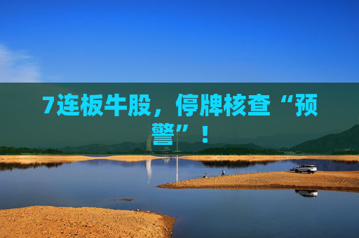 7连板牛股，停牌核查“预警”！