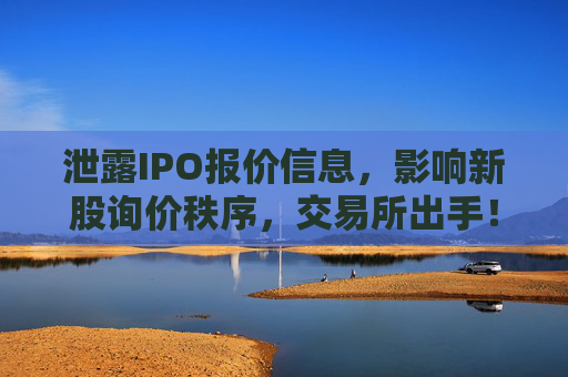 泄露IPO报价信息，影响新股询价秩序，交易所出手！