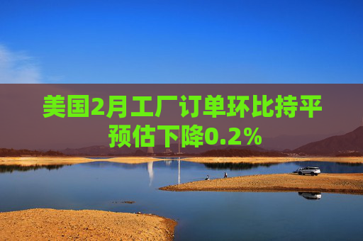 美国2月工厂订单环比持平 预估下降0.2%