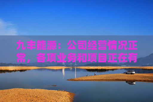 九丰能源：公司经营情况正常，各项业务和项目正在有序推进
