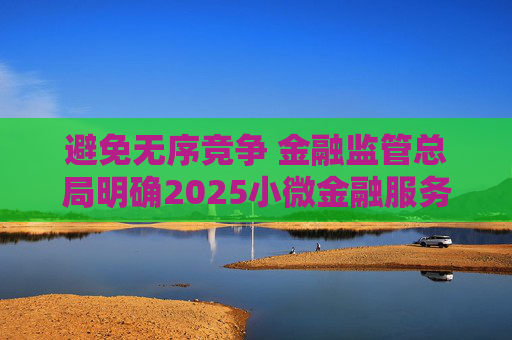 避免无序竞争 金融监管总局明确2025小微金融服务新目标
