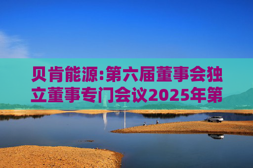 贝肯能源:第六届董事会独立董事专门会议2025年第一次会议决议