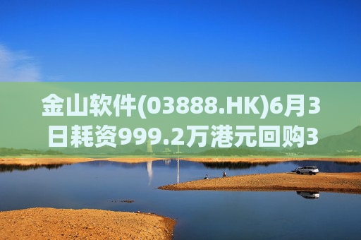 金山软件(03888.HK)6月3日耗资999.2万港元回购31万股