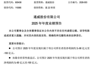 三家光伏龙头公司，2025年业绩预亏，合计超160亿元