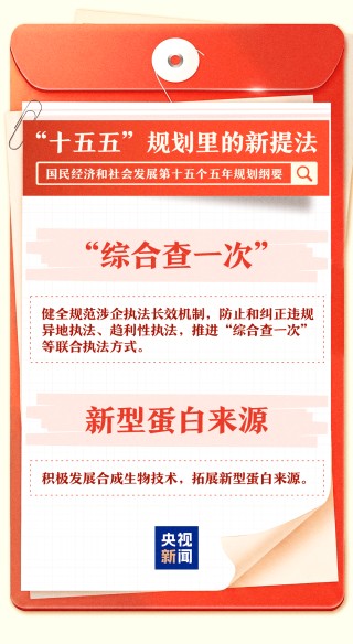 “十五五”规划纲要里的这些新提法，一组图了解→