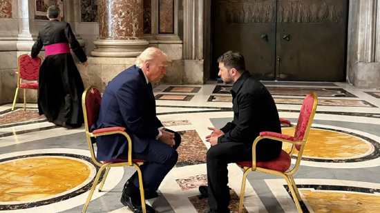 特朗普激烈冲突后首晤泽连斯基,重提对俄严厉制裁 第1张 特朗普激烈冲突后首晤泽连斯基,重提对俄严厉制裁 第1张