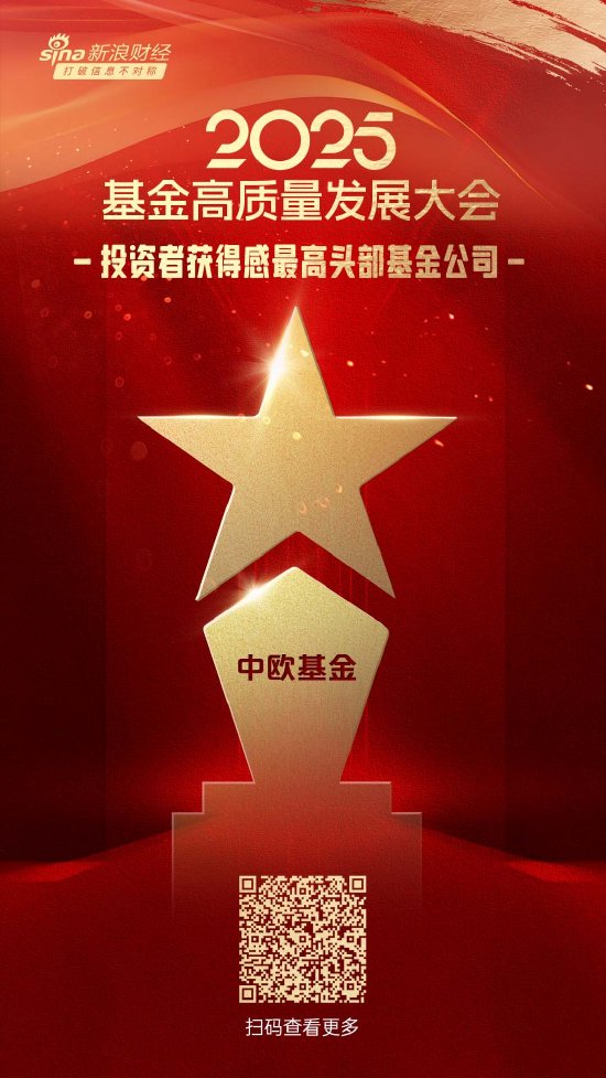 2025公募基金荣誉榜:中欧基金获得科技含量最高基金公司、投资者获得感最高头部基金公司等三项荣誉 第3张 2025公募基金荣誉榜:中欧基金获得科技含量最高基金公司、投资者获得感最高头部基金公司等三项荣誉 第3张