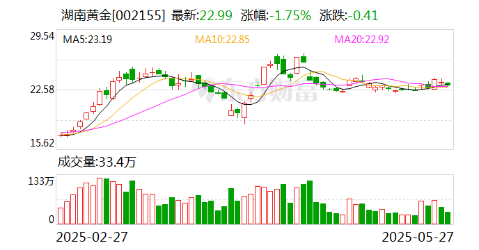 湖南黄金：派息、转股时间将在2024年度股东大会审议通过后两个月内实施  第1张