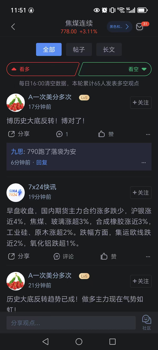 焦煤焦炭底部反转！新浪财经APP期货社区 投资者的贴心好帮手！  第3张